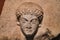 Babylonian Sculpture, Relief of man face. Pergamon Museum, Berlin.