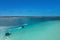 Bacalar seven colors lagoon in Quintana Roo