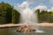 Bacchus Fountain in gardens of Versailles palace