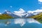 Bachalpsee and the snow peaks of Jungfrau region