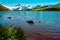 Bachalpsee in summer. Grindelwald, Switzerland