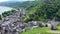 Bacharach panoramic view. Bacharach is a small town in Rhine valley in Rhineland-Palatinate, Germany. Bacharach is a small town in