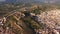 Back aerial view of sagunto