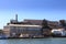 Back of Alcatraz island