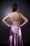 Back of evening dress