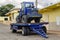 Back Of Frontend Loader On Flatbed