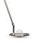 Back of Golf Club Putter With Golf Ball Isolated on a White Background