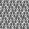 back ground seamless handwriting sketch monochrome design flower repeated pattern.