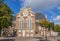Back of the Noorderkerk church in the historical center of Amsterdam