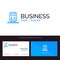 Back, Railway, Train, Transportation Blue Business logo and Business Card Template. Front and Back Design