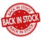 Back in stock grunge rubber stamp