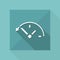 Back in time button - Vector web icon