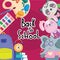 Back to school animals cartoons bag and icons vector design