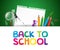 Back to School Background with School items