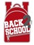 Back to School Backpack logo design