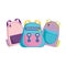 Back to school, backpacks accessories supplies elementary education cartoon