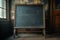 Back to school classic Vintage blackboard or school slate concept