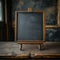 Back to school classic Vintage blackboard or school slate concept