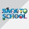 Back to school concept. Vector illustration decorative design