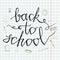 Back to school. Hand drawn back to school doodles. Paper Background. Vector illustration. Hand drawing school items on a sheet of