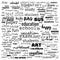 Back to School in important words in the business world cloud words - Illustration,black and white school word cloud,background