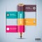 Back to school infographics design template