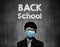 Back To School - Little School Kids Wearing Surgical Mask