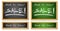 Back to School Sale Banners. Wooden green and black chalkboard backgrounds. Sale advertising hand drawn text with chalk.