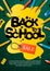 Back to school sale poster and banner with colorful pencils and elements for retail marketing promotion and education related.