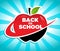 Back to School Swoosh Apple Icon