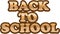 Back to School vector wood letters eps