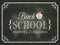 Back to School vintage chalk board background