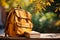 Back-to-School Warrior: Backpack Leading the Way to Learning, Generative AI