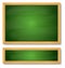 Back to School Wooden Green Chalkboard.