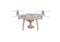 Back of Unmanned Aircraft System UAV Quadcopter Drone Isolated