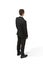 Back view of a businessman. Confident professional in suit