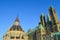 The back view of The Center Block and the Peace Tower in Parliament Hill, Ottawa