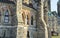 The back view of The Center Block and the Peace Tower in Parliament Hill, Ottawa, Canada