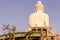 Back view of Phuket Big Buddha Statue