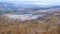 Backfilled open pit copper mine in Limni, Cyprus with colorful spots of  chemicals