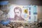 Background 1000 hryvnias. Money texture. Many Ukrainian hryvnias. Ukrainian banknote with Volodymyr Vernadsky
