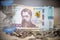 Background 1000 hryvnias. Money texture. Many Ukrainian hryvnias. Ukrainian banknote with Volodymyr Vernadsky