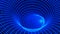 Background 3D with blue neon lines, black hole space bend concept