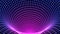 Background 3D with purple blue neon lines, black hole space bend concept