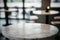 background of an abstract cafe restaurant with a marble table top