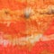 Background from abstract painted orange silk batik