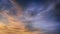 background of amazing cloudscape with dramatic sunset clouds