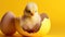 Background baby pet horizontal newborn chick new hairy born hen white