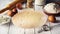 background, baking in the kitchen, yeast dough, ingredients,