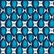 Background with blue gemstones seamless pattern.